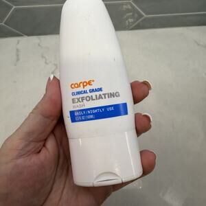 Carpe Clinical Grade Exfoliating Wash Daily Nightly Face Body Cleanser 3.3oz